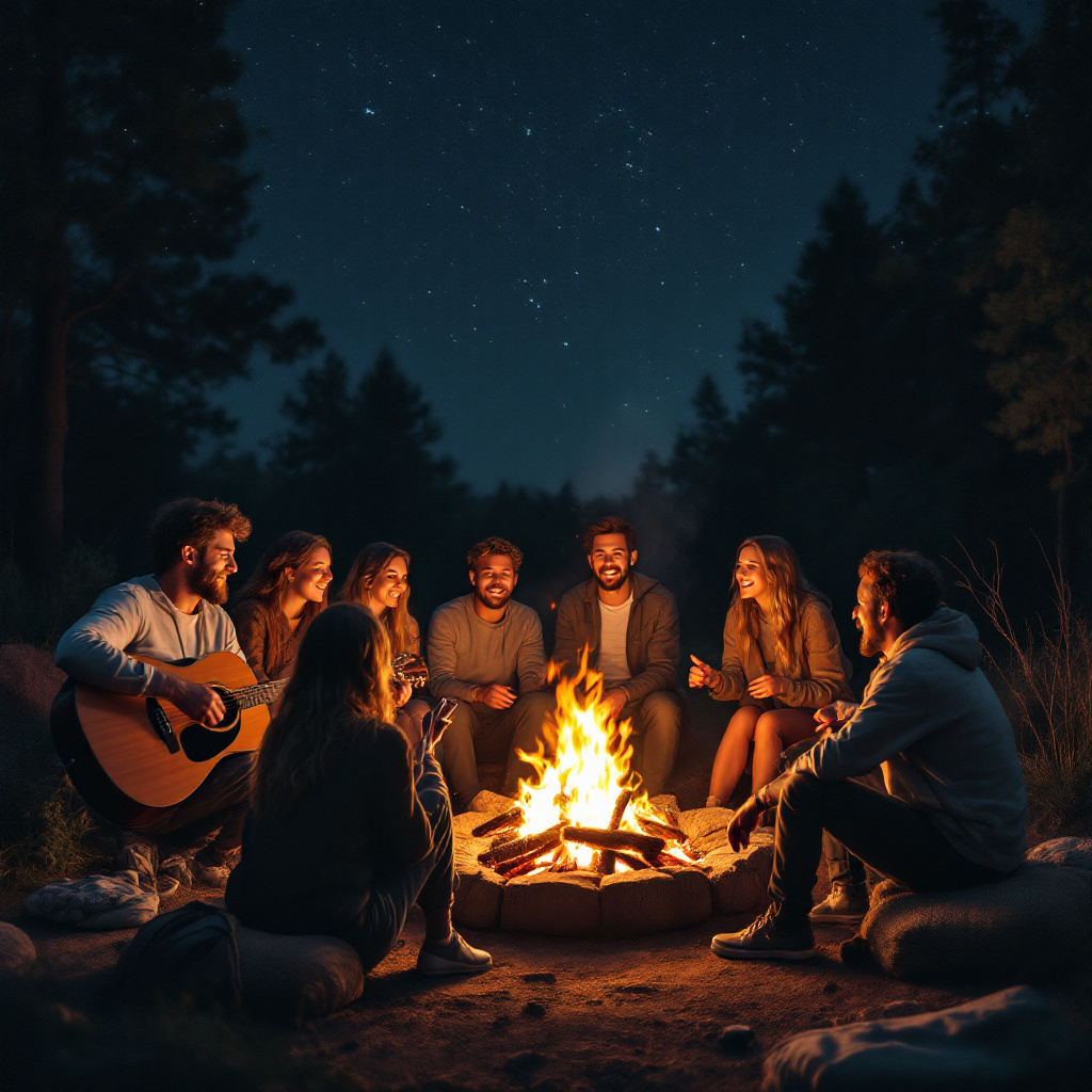 De bedste lejrbåls-sange til guitar